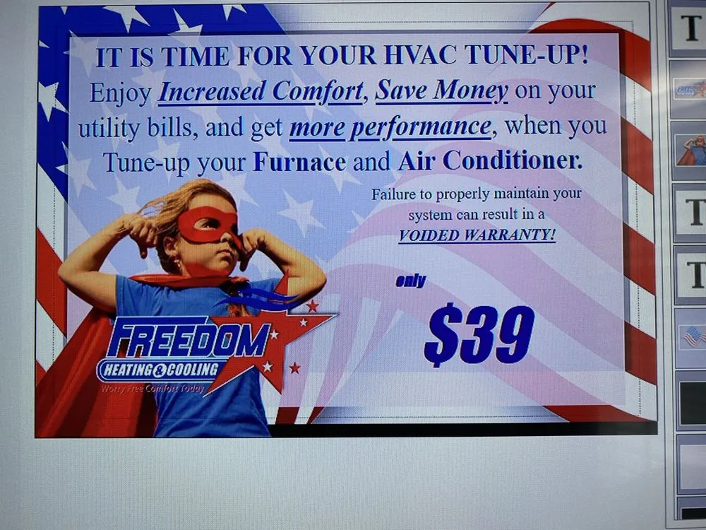 Slide of Freedom Heating & Cooling
