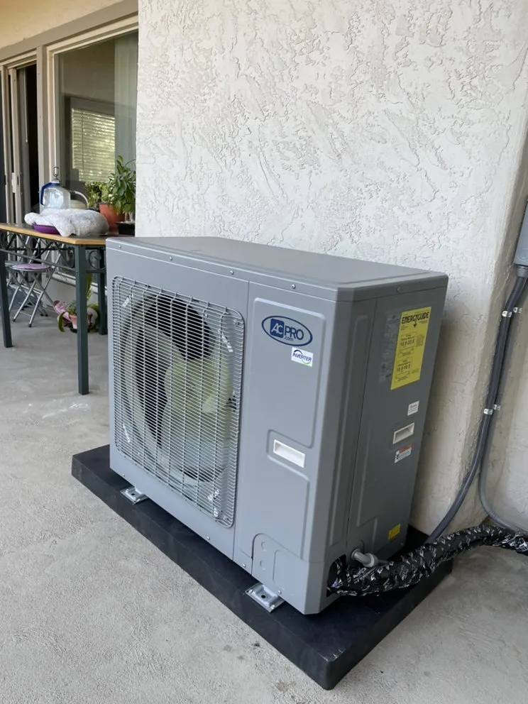 Slide of Freedom heating and cooling