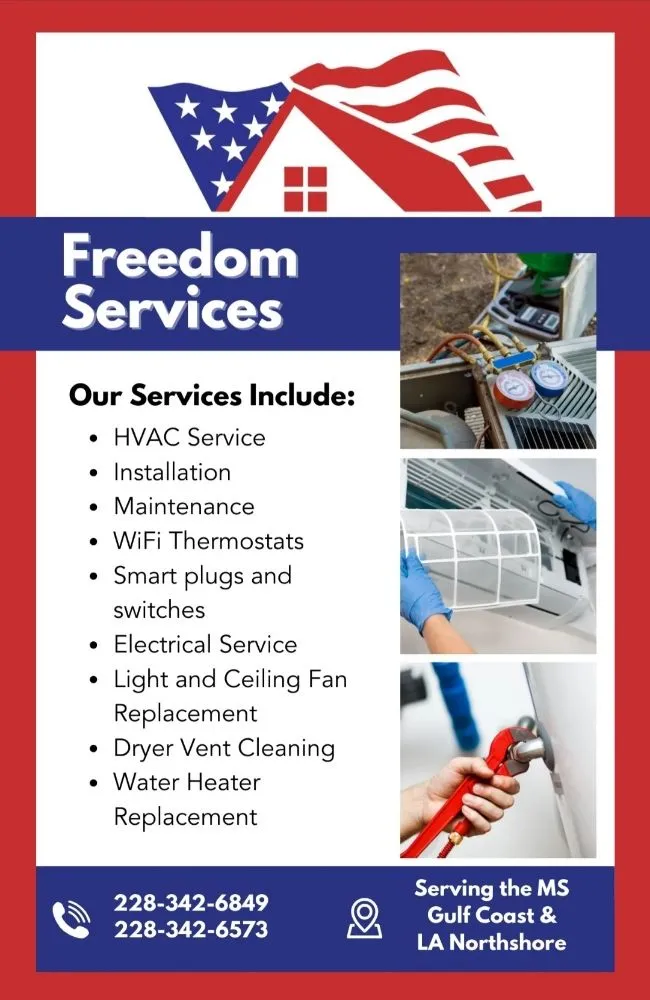 Reliable heating repair near you across Pearlington, MS - Freedom Services