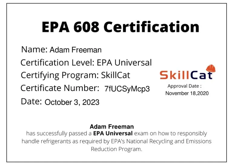 Slide of Freeman HVAC Systems