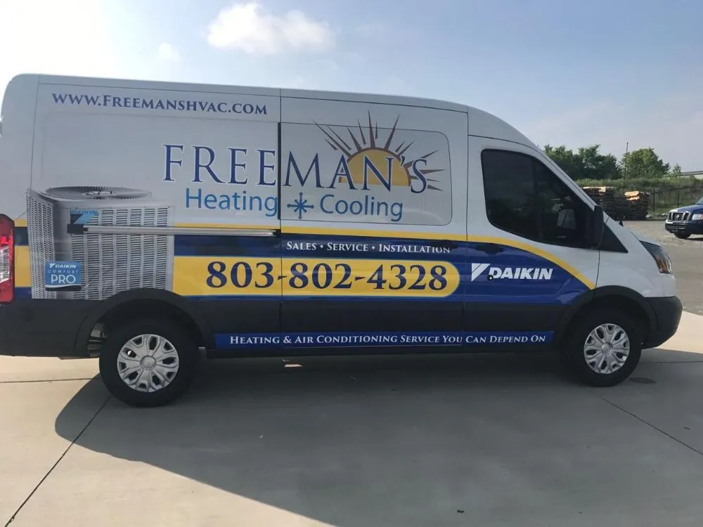 Slide of Freeman's Heating & Cooling