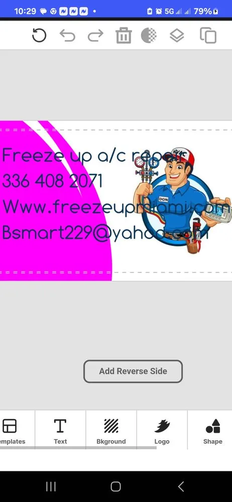 Slide of Freeze up