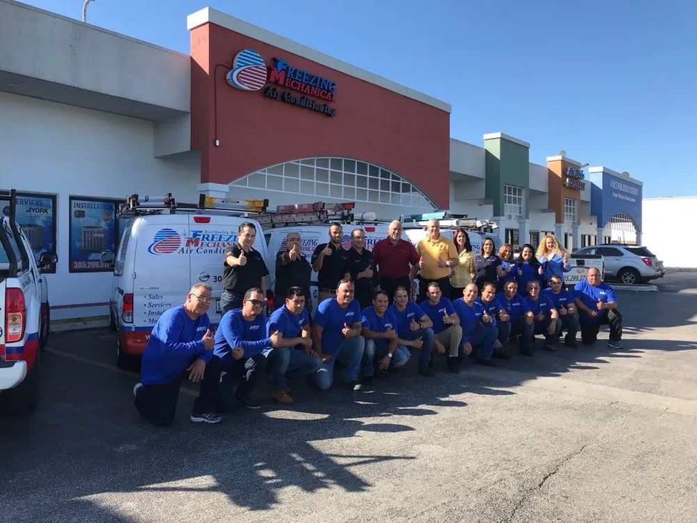 Slide of Freezing Mechanical Air Conditioning