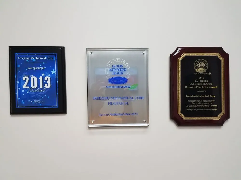 Slide of Freezing Mechanical Air Conditioning