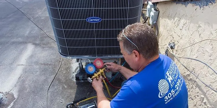 Slide of Freezing Mechanical Air Conditioning