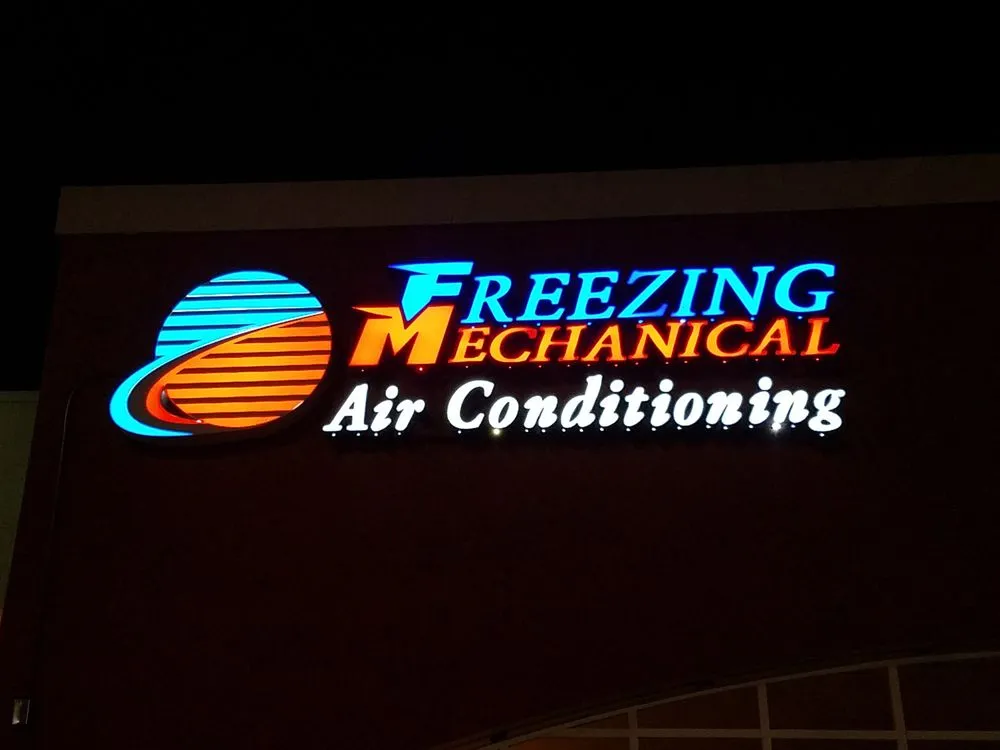 Slide of Freezing Mechanical Air Conditioning