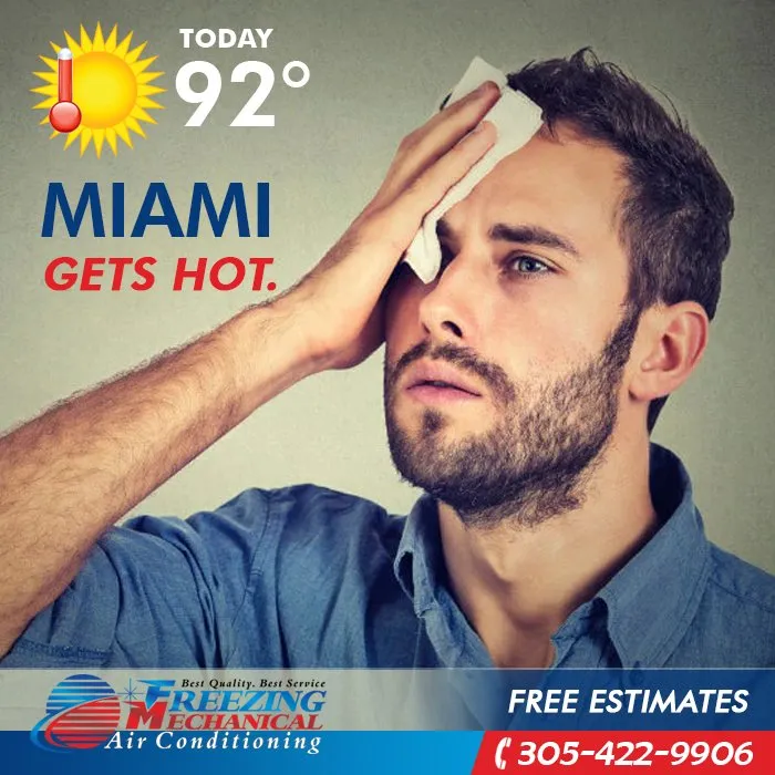 Slide of Freezing Mechanical Air Conditioning