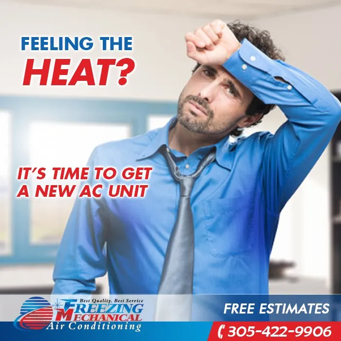 Slide of Freezing Mechanical Air Conditioning