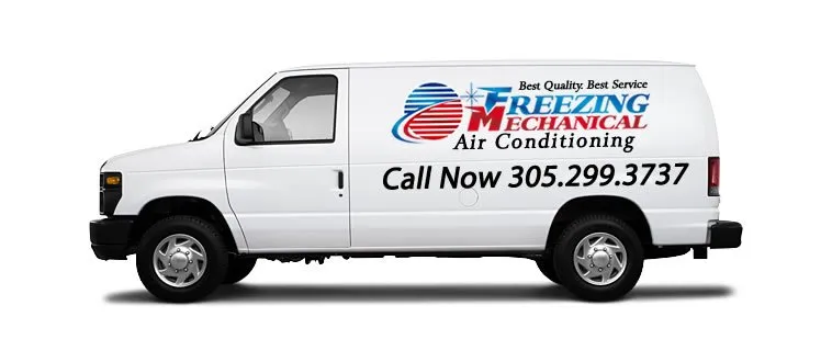 Slide of Freezing Mechanical Air Conditioning