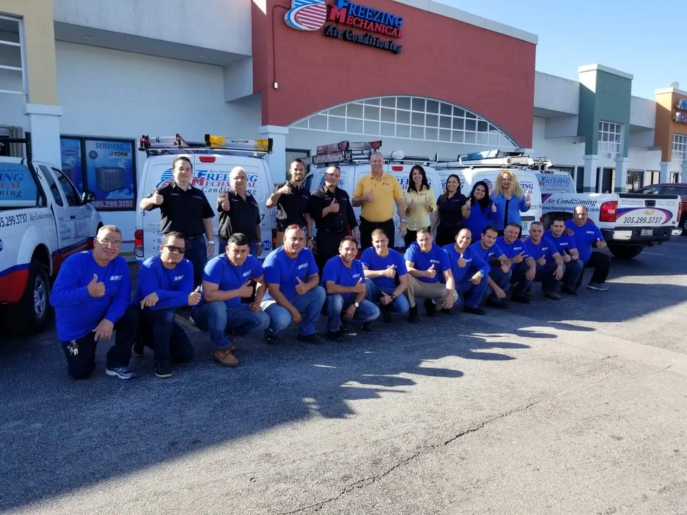 Slide of Freezing Mechanical Air Conditioning