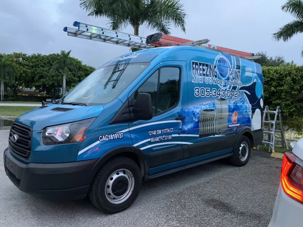 Slide of Freezing Point Air Conditioning