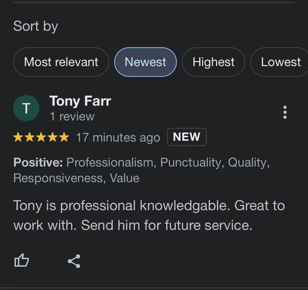 Slide of Freezini’s Heating And Air