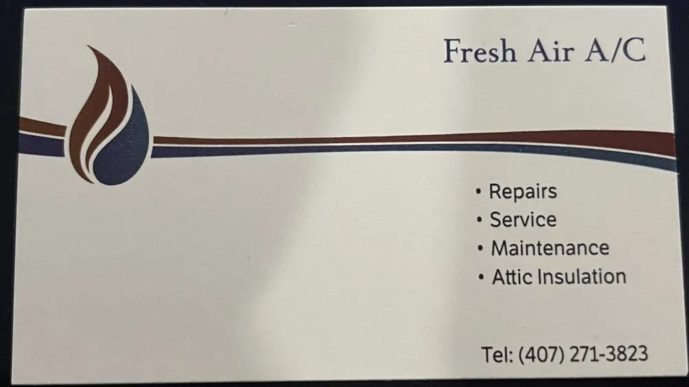 Slide of Fresh Air A/C