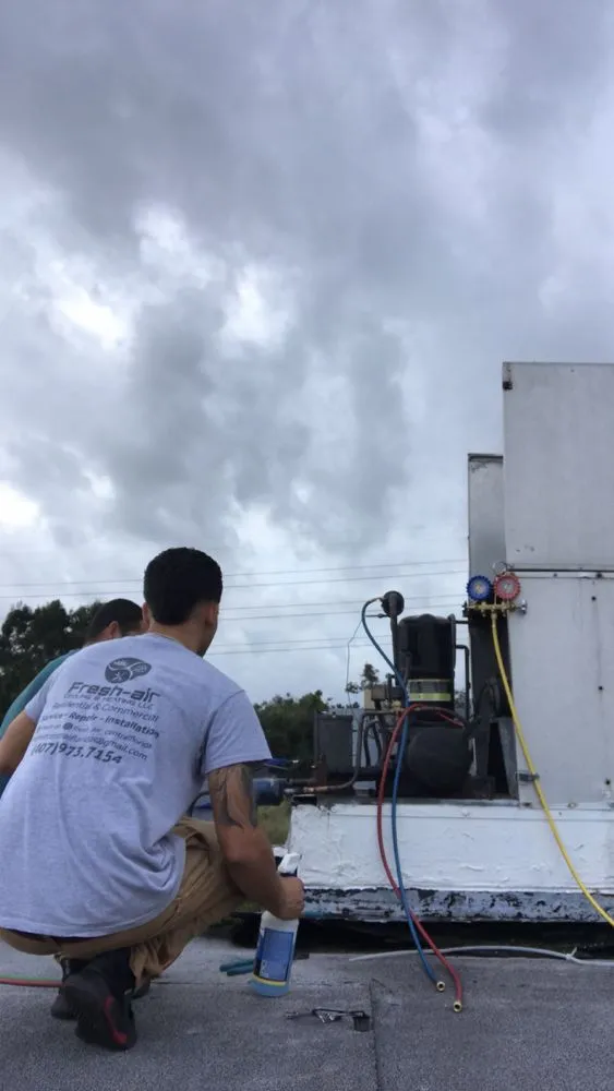 Slide of Fresh-Air Cooling & Heating