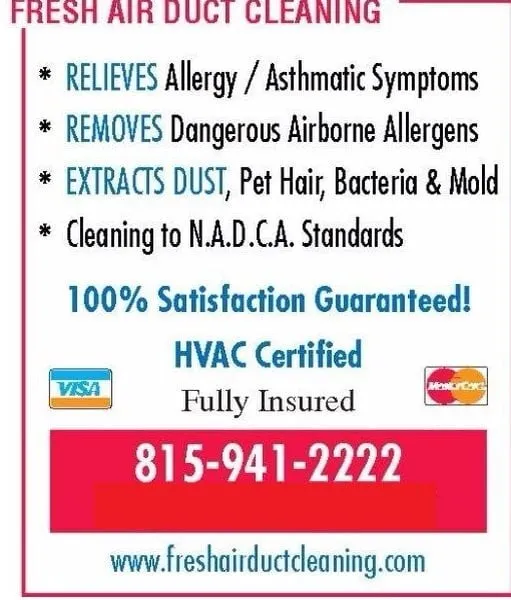 Slide of Fresh Air Duct Cleaning