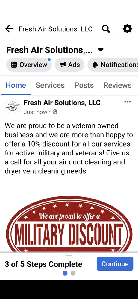 Slide of Fresh Air Solutions