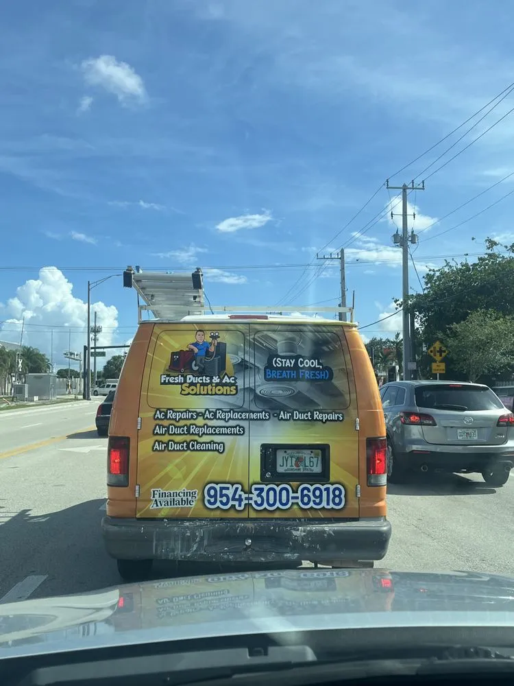 Slide of Fresh Ducts & AC Solutions