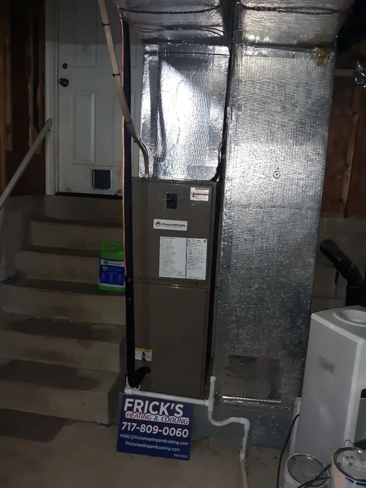 Slide of Frick's Heating and Cooling