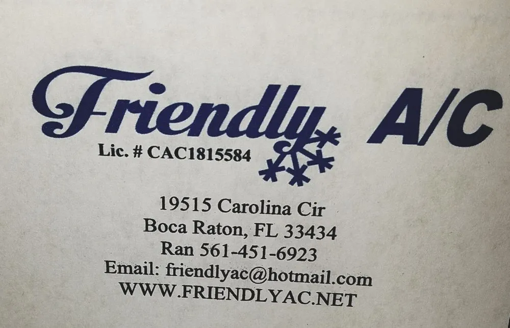 Slide of Friendly A/C