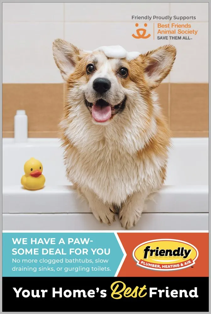 Slide of Friendly Plumber Heating & Air