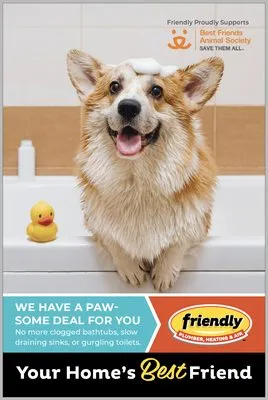 Friendly Plumber Heating & Air Logo