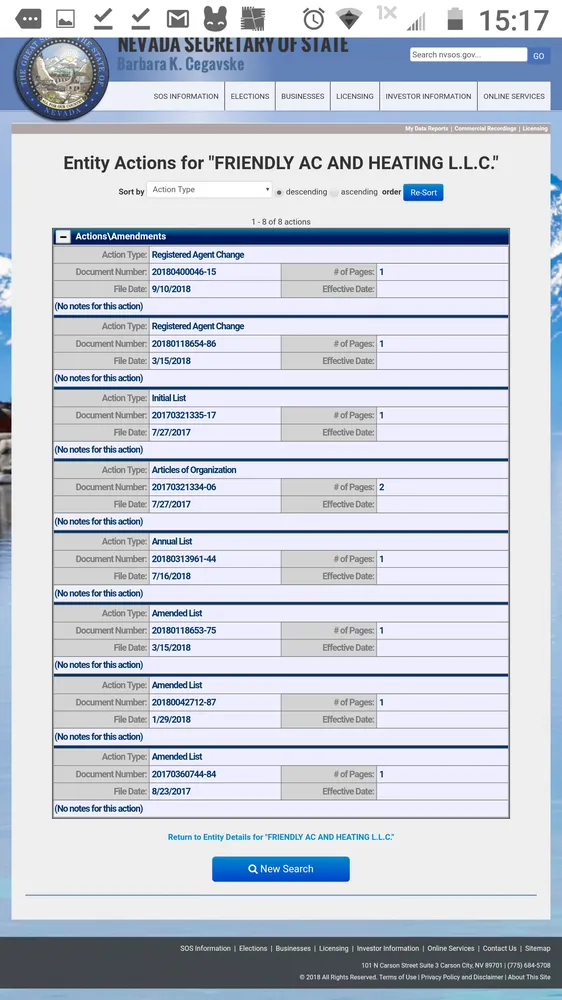 Slide of Friendly's Air Conditioning and Heating Services