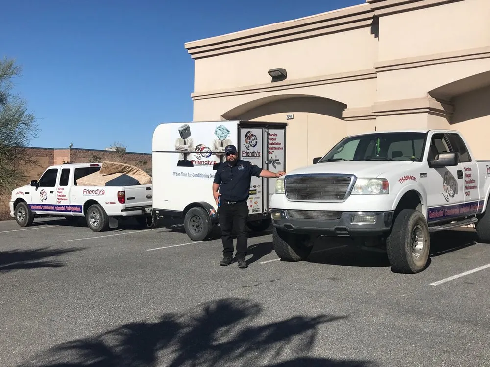 Slide of Friendly's Air Conditioning and Heating Services