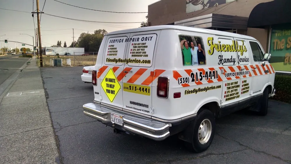 Slide of Friendly's Handy Service