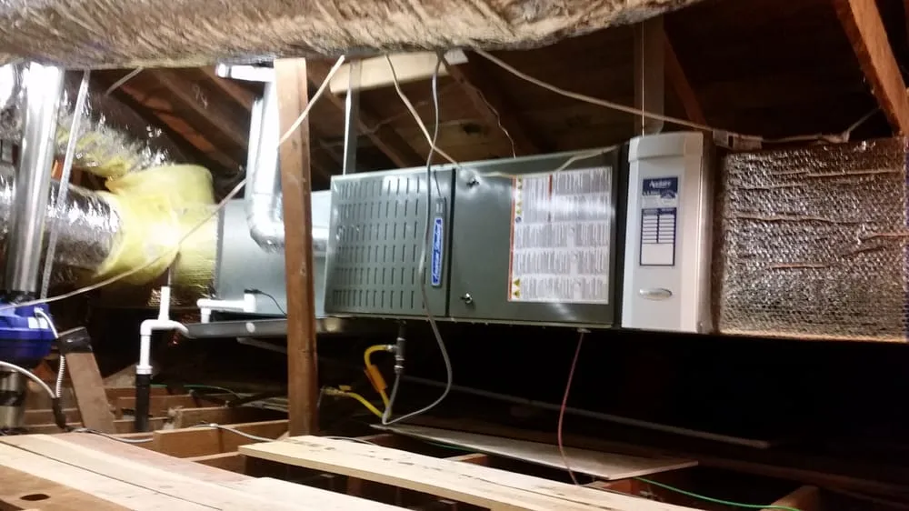 Slide of Frigid Air Conditioning and Heating