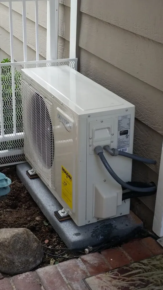 Slide of Frigid Air Conditioning and Heating