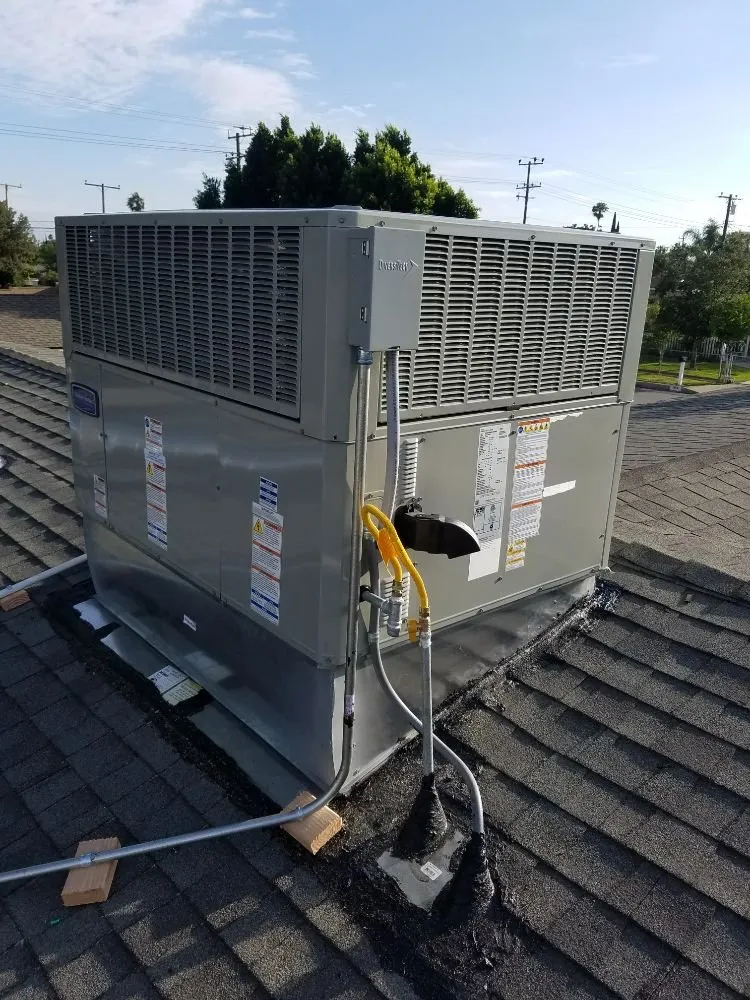 Slide of Frigid Air Conditioning and Heating