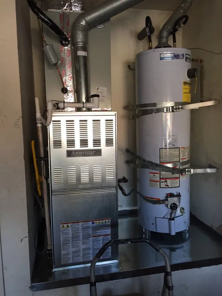 Slide of Frigid Air Conditioning and Heating