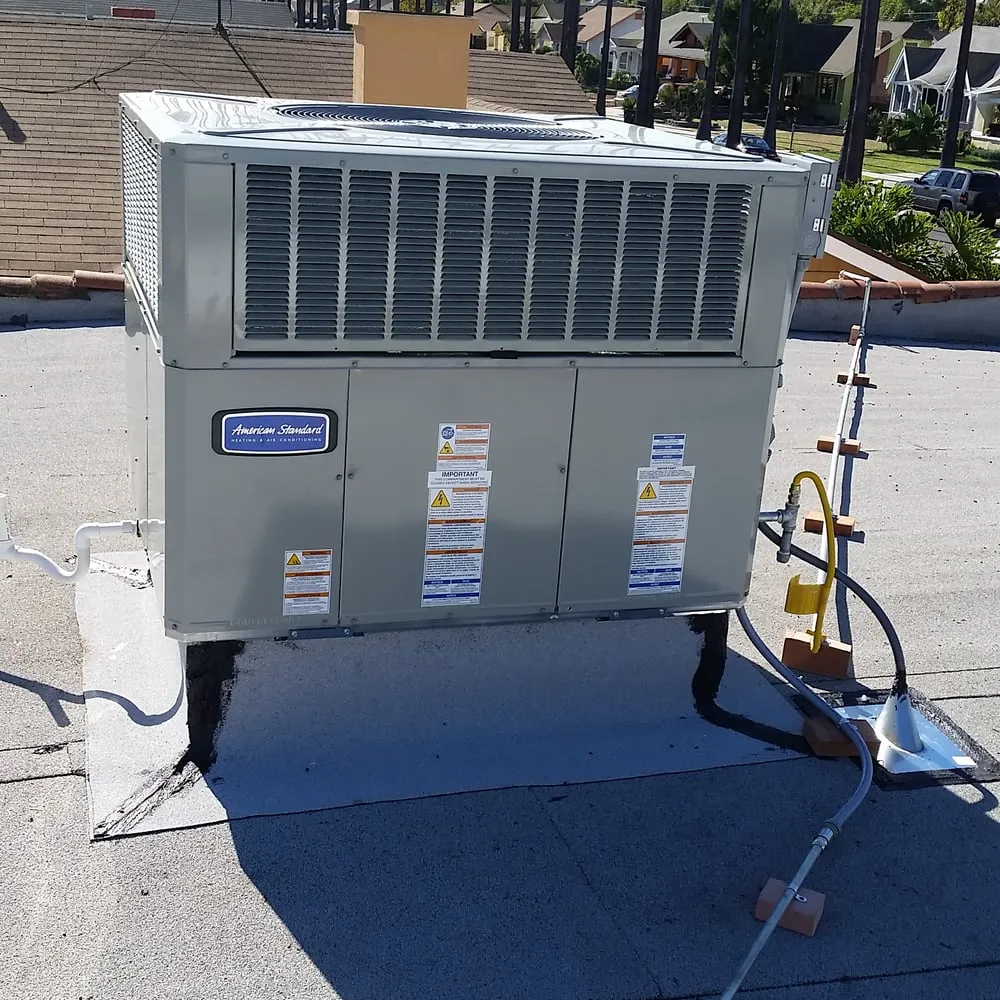 Slide of Frigid Air Conditioning and Heating