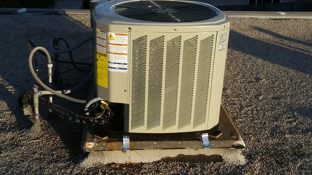 Slide of Frigid Air Conditioning and Heating