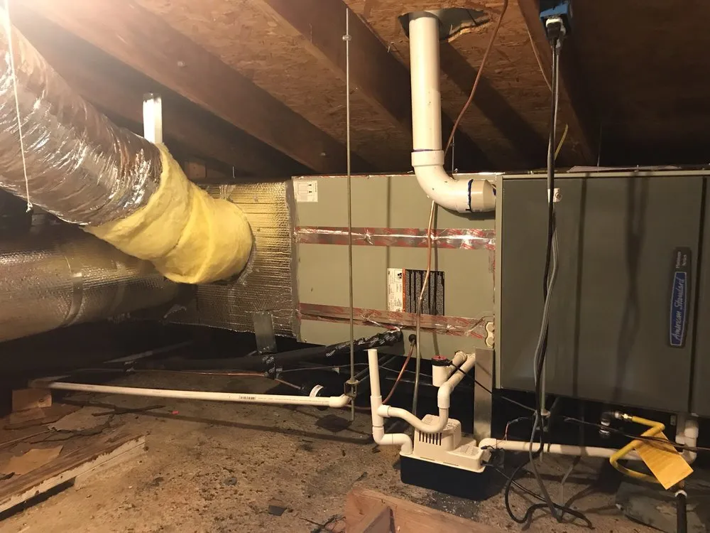 Slide of Frigid Air Conditioning and Heating