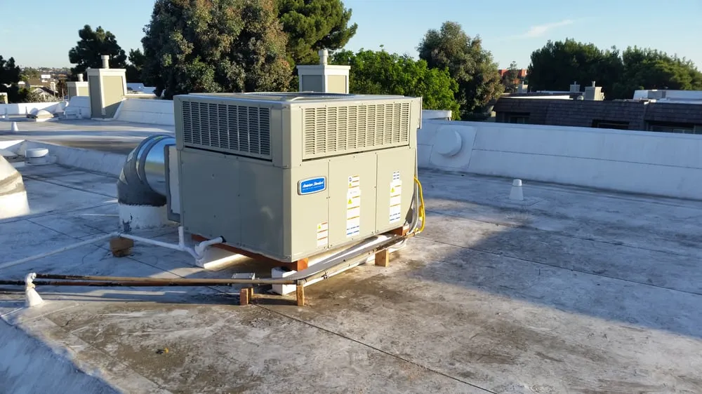 Slide of Frigid Air Conditioning and Heating