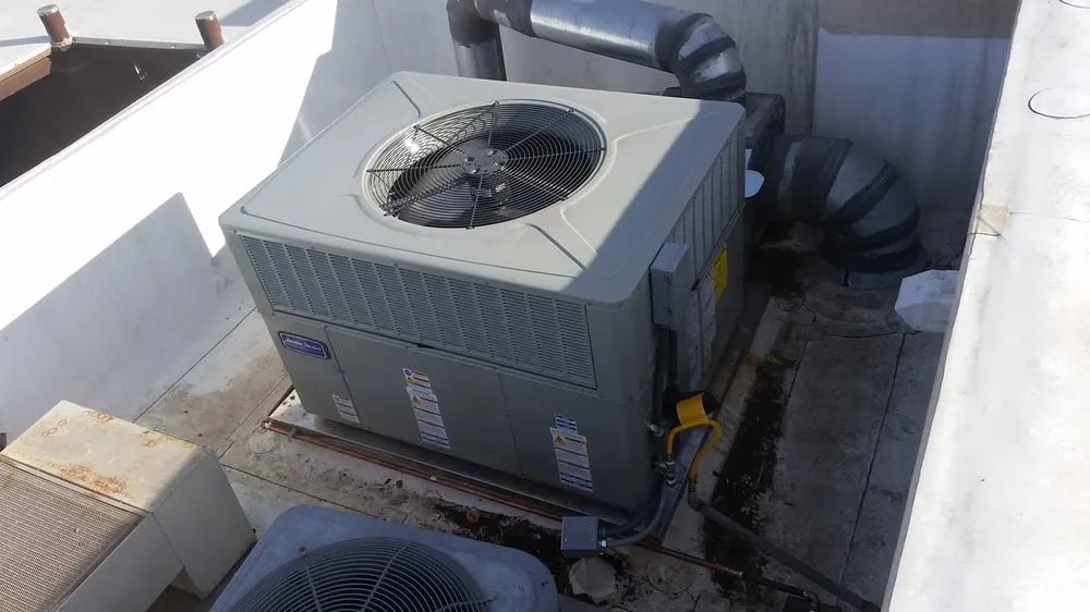 Slide of Frigid Air Conditioning and Heating