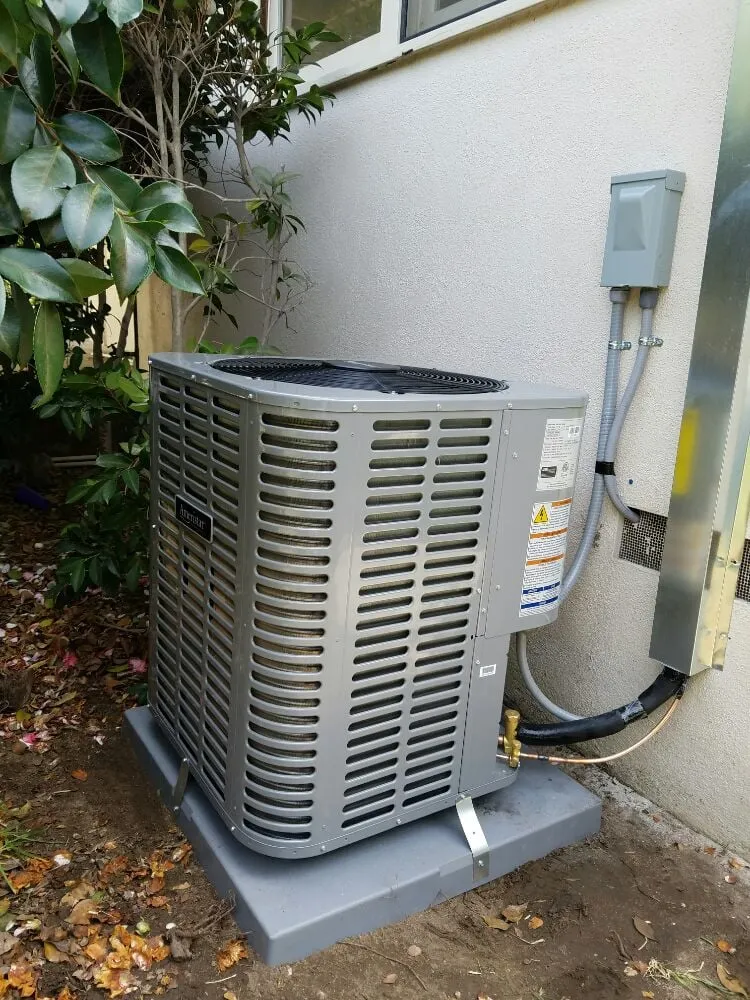 Slide of Frigid Air Conditioning and Heating