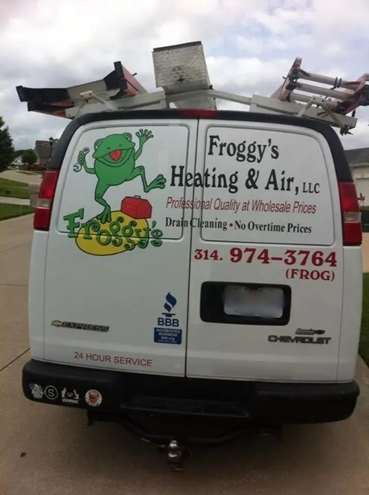 Slide of Froggy's Heating and Air