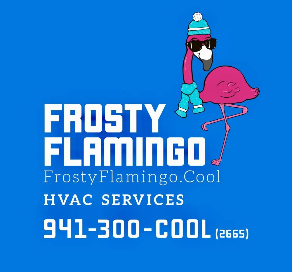 Slide of Frosty Flamingo HVAC Services