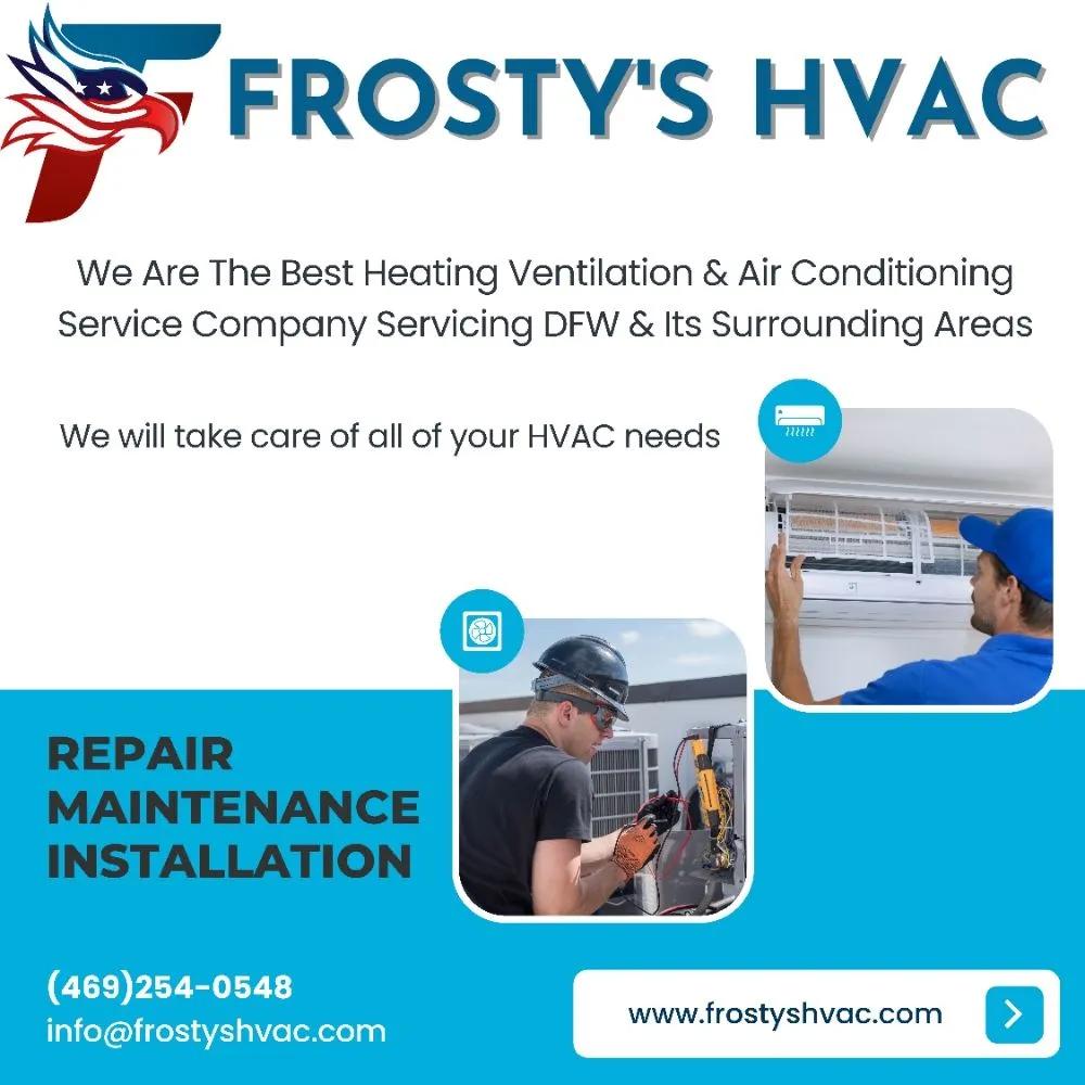 Slide of Frosty's HVAC