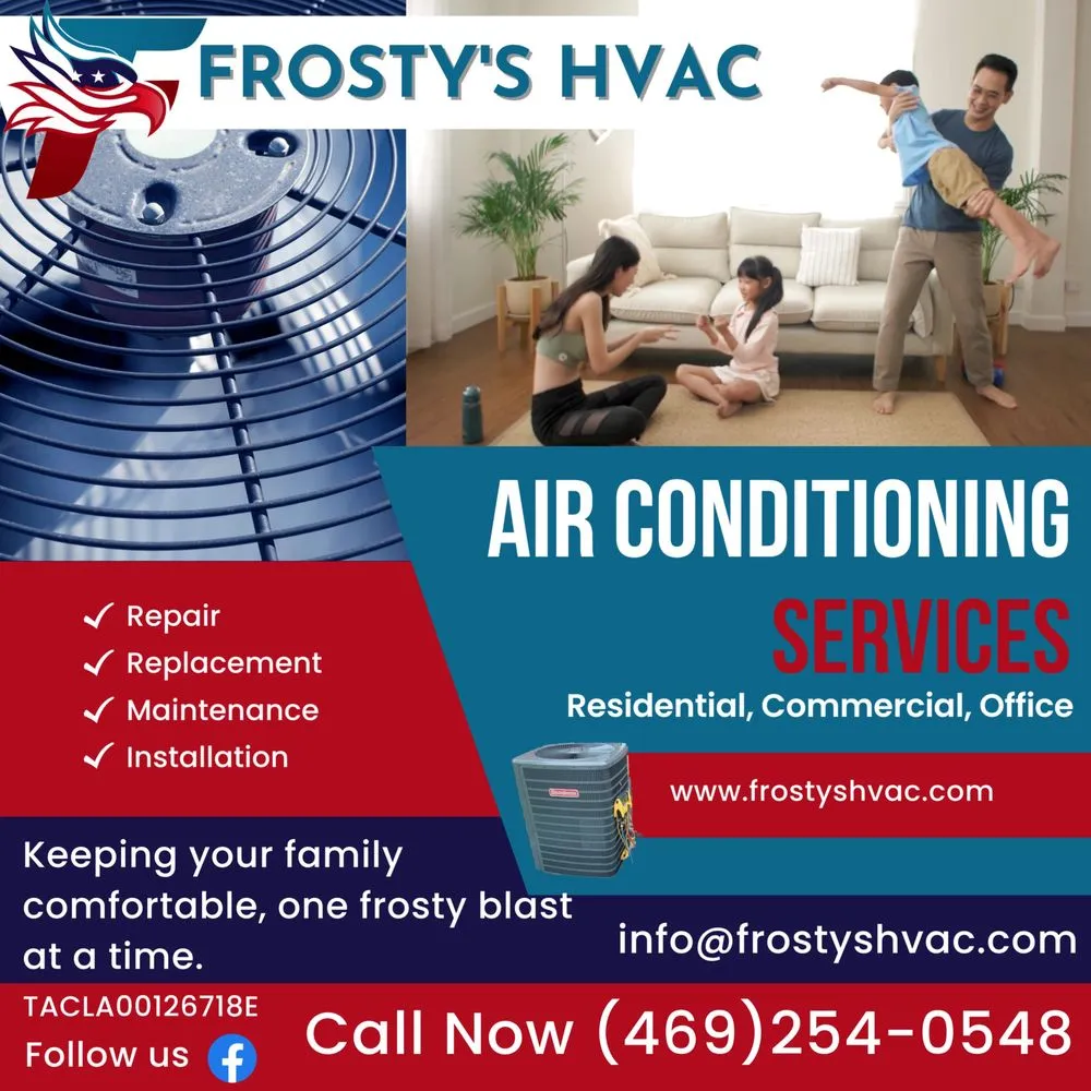 Slide of Frosty's HVAC