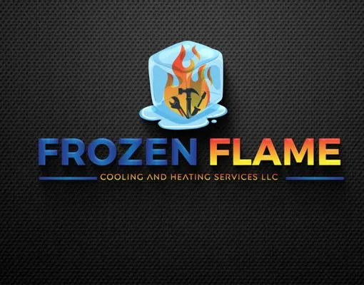 Frozen Flame Cooling and Heating Services Logo