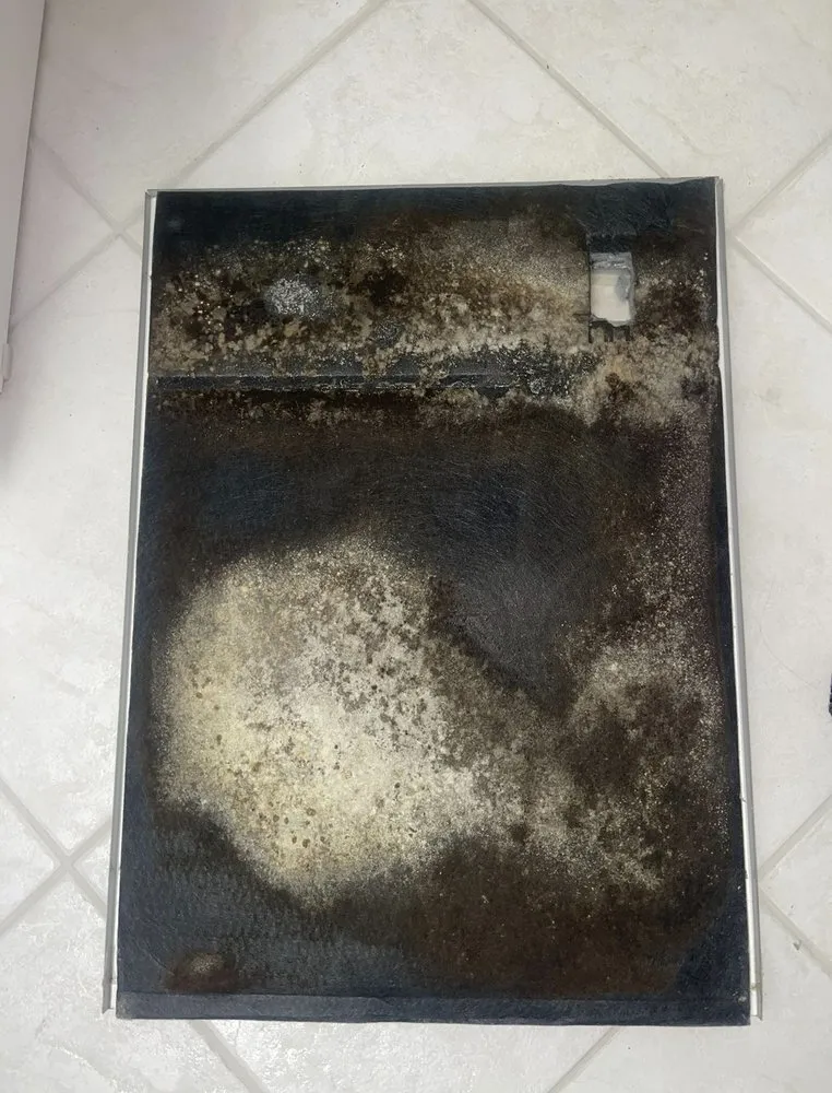 Slide of Frozen HVAC