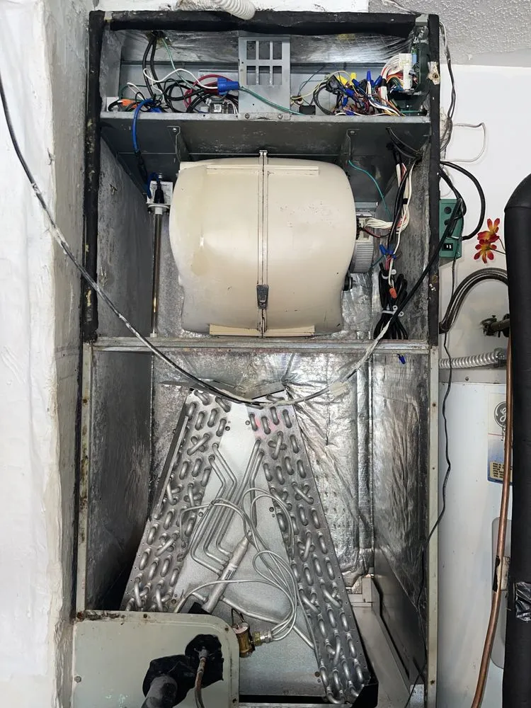 Slide of Frozen HVAC