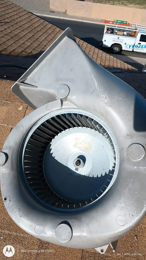 Slide of Frozen Refrigeration