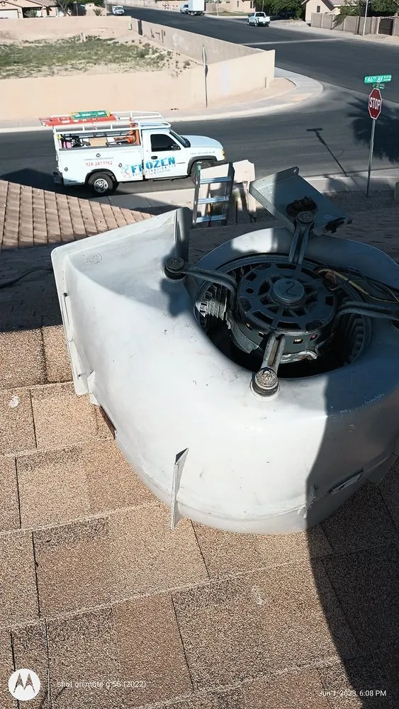 Slide of Frozen Refrigeration