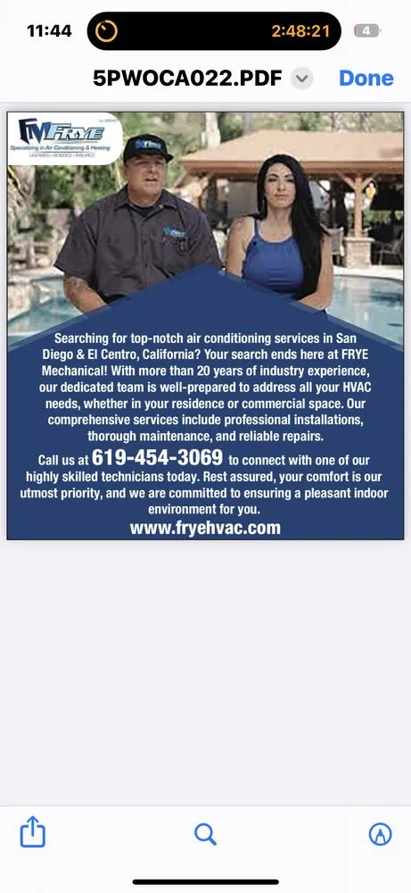 Slide of FRYE Mechanical