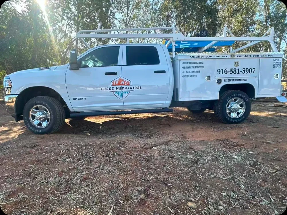 Slide of Fuesz Mechanical Heating and Cooling