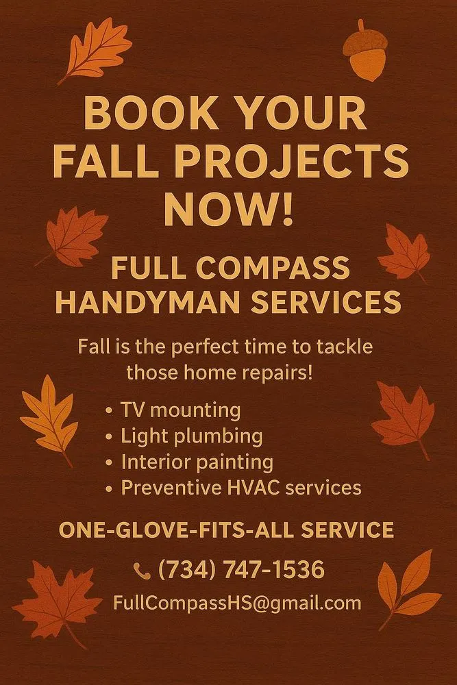 Slide of Full Compass Handyman Services